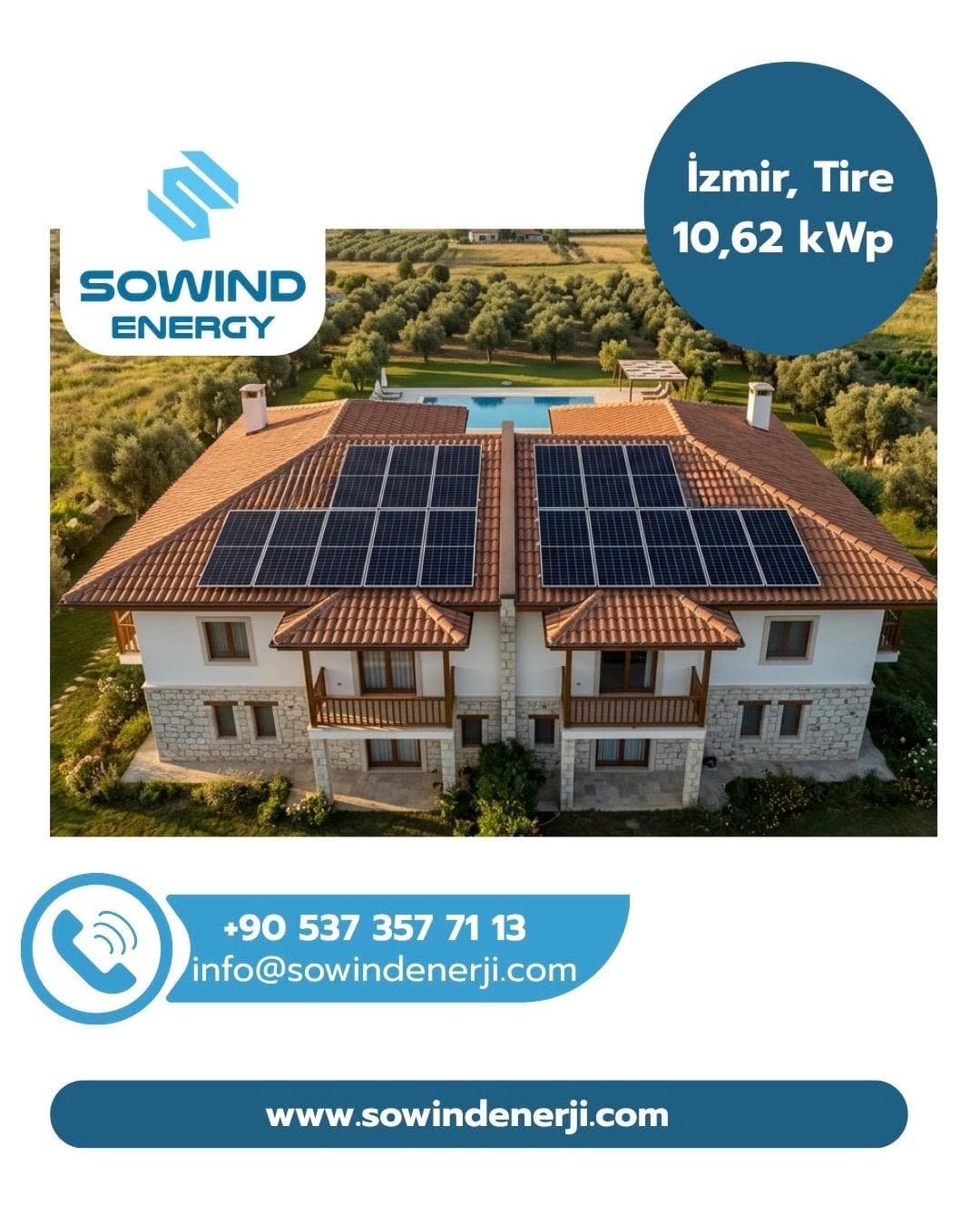 İzmir Tire Güneş Enerjisi Porjesi_Sowind Enerji